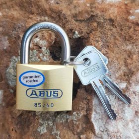 Solid Padlock Brass