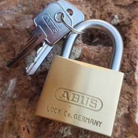 Solid Padlock Brass