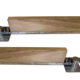 Swing-Away Dinghy Stowage