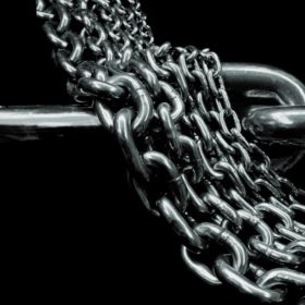 Anchor chaine in stainless steel calibrated