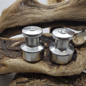 Salt and Pepper Shaker in stainless steel
