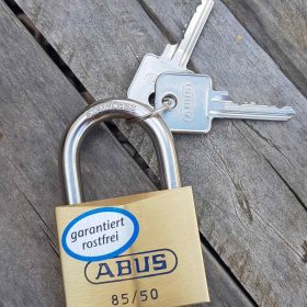 Solid Padlock Brass