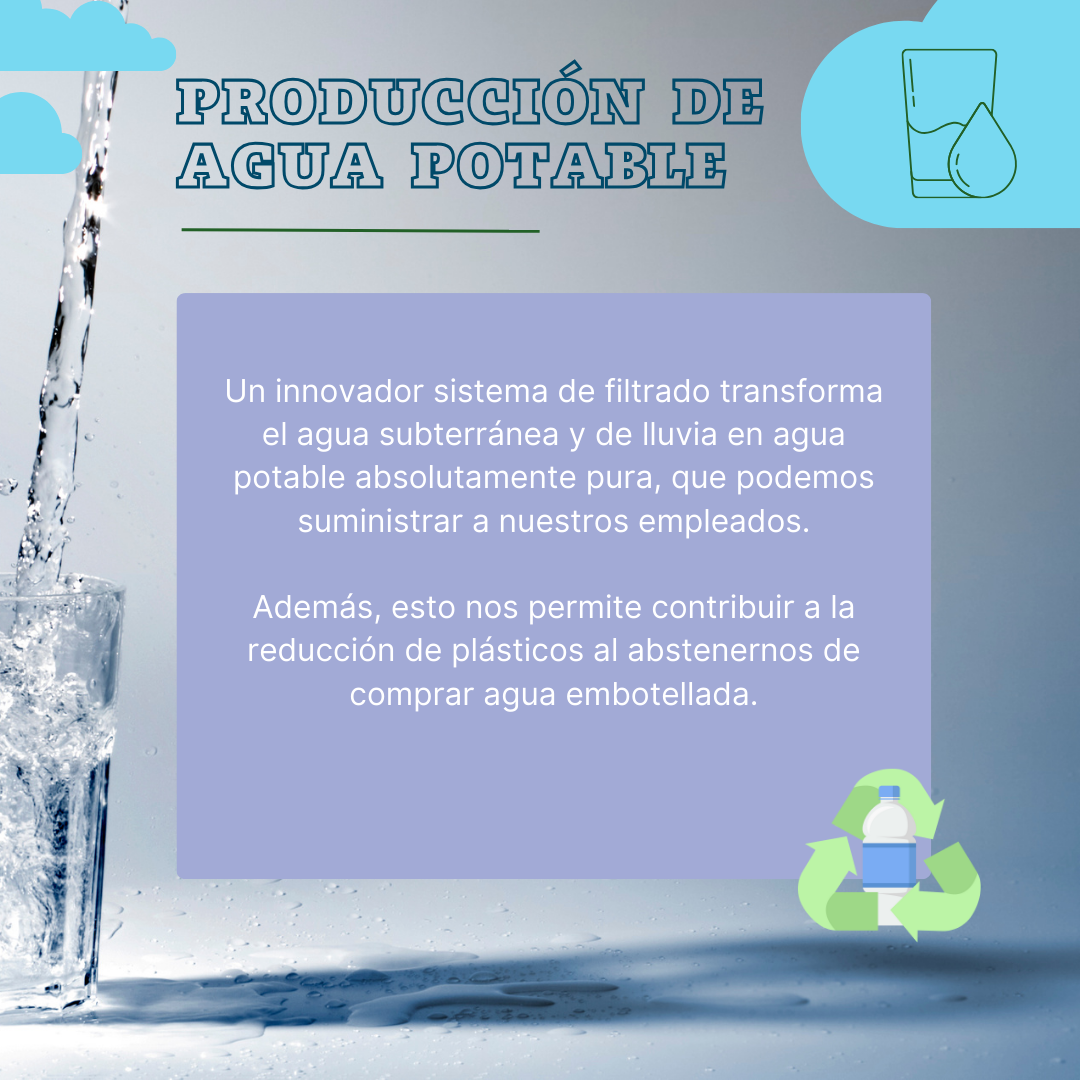 Producción sostenible: 80% de autosuficiencia y ahorro de 7.34 toneladas de CO₂ al año