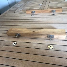 Wegnehmbare Beiboothalterung für Dinghys oder Jetskis 
