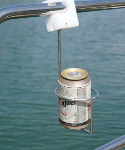 Drinkholder for Guard Rails and Stanchions
