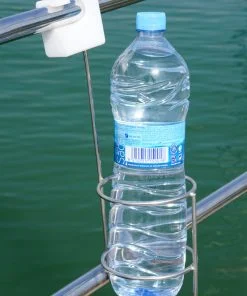 Bottleholder for Guard Rails and Stanchions