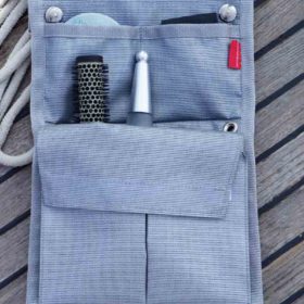 Storage bag for railing