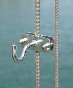 Soportes obenques con gancho