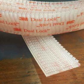 Cinta velcro 3M transparente por metro